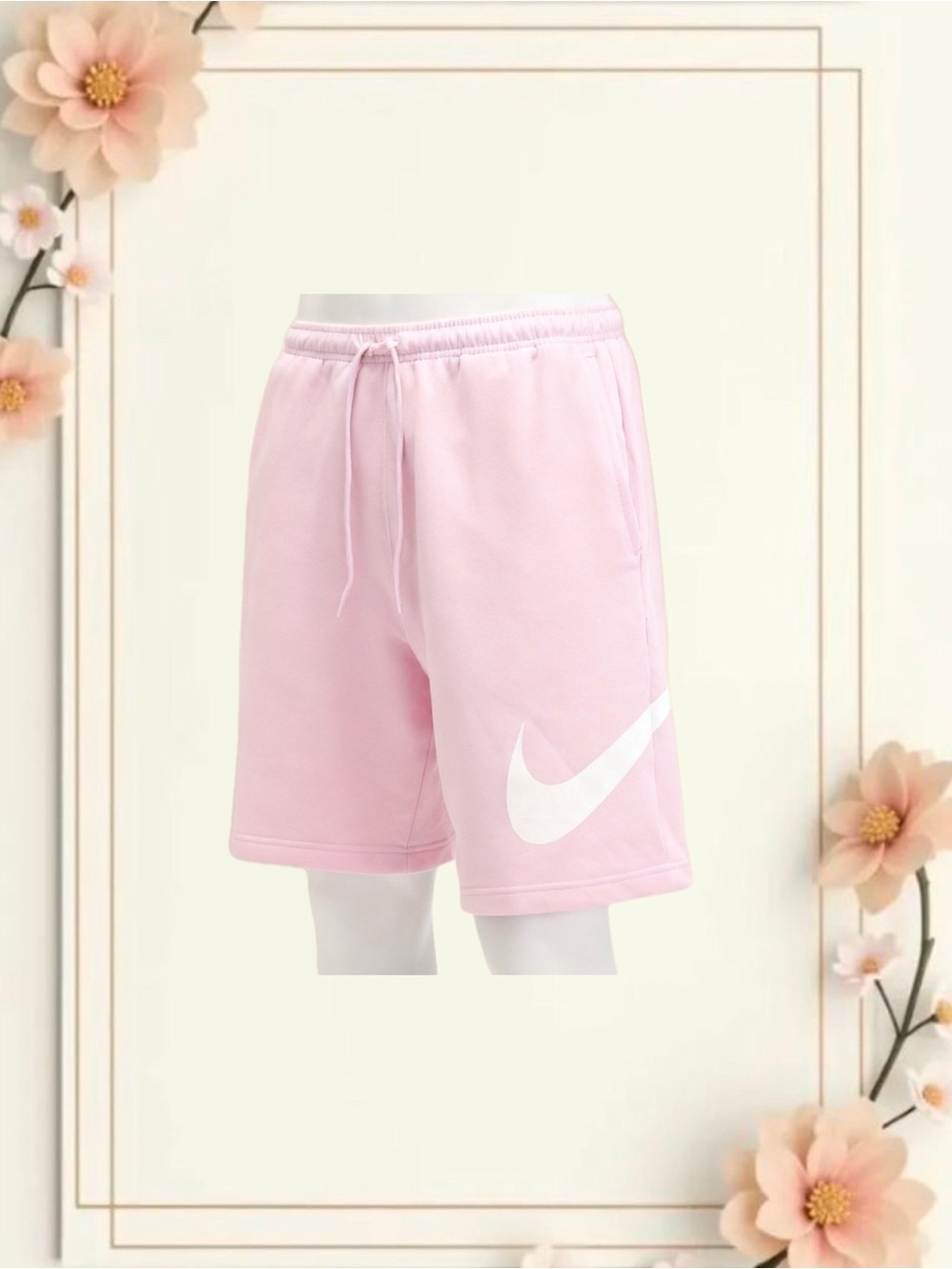 NWT Men’s Nike Athletic Fleece Shorts with White Swoosh